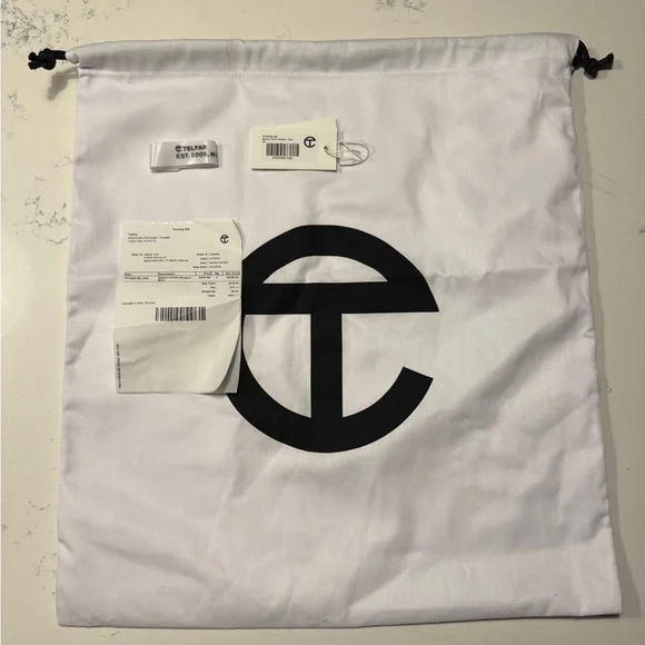 Telfar Medium Denim Tote Bag - Picture 11 of 12